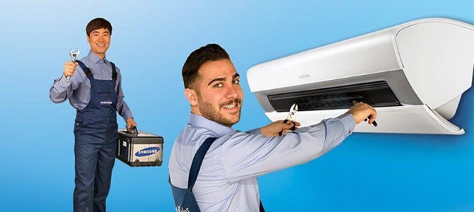 سرویس رایگان شستشوی کولرهای گازی سامسونگ
