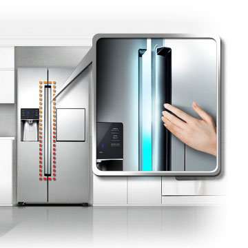 روسو 2 ساید بای ساید  با دستگیره ی جزیره ای    