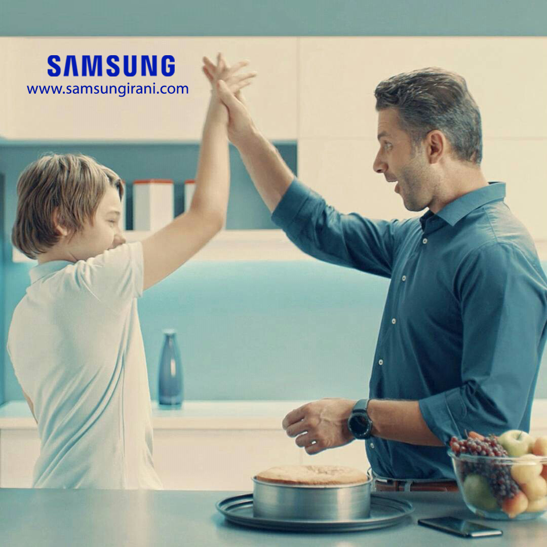 آشپزخانه زیبا با محصولات سامسونگ 