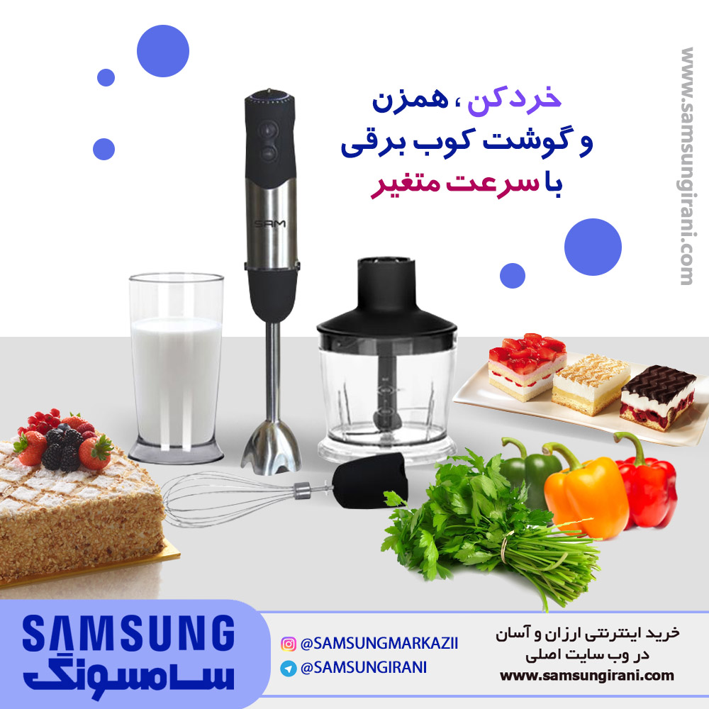 خردکن ، همزن و گوشتکوب برقی با سرعت متغییر