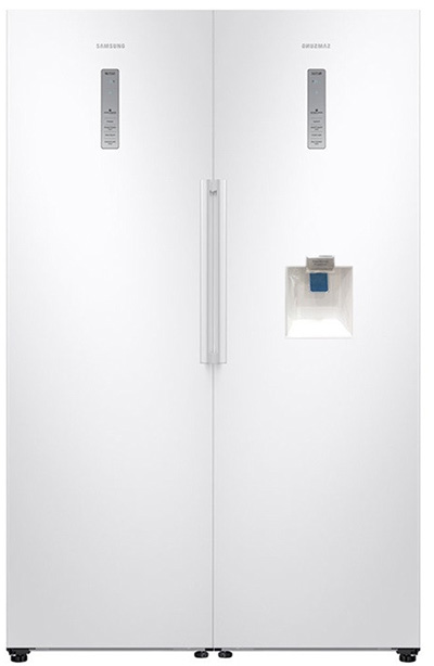 یخچال فريزر دوقلو سامسونگ ، 40 فوت ، مدل RR39 و RZ32 سفيد